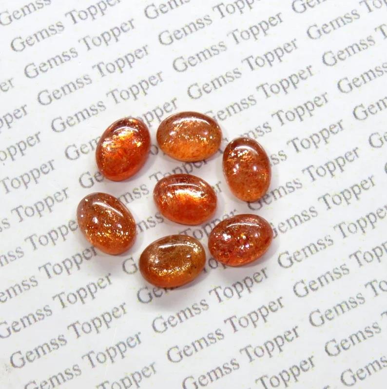 Sunstone 5x7 mm Oval Cabochon